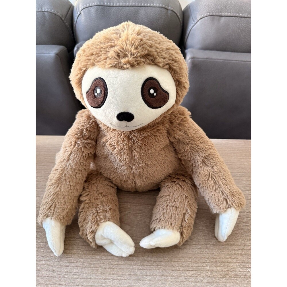 Warm Up Heat Up Sloth Buttoned Pocket Cover Plush Lovey Stuffed Animal Toy